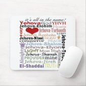Names of God-Subway Art Mousepad (Mit Mouse)
