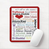 Names of God-Subway Art Mousepad (Mit Mouse)