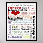 Names of God-Subway Art Poster (Vorne)