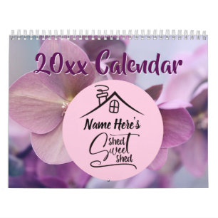 Name's Shed Sweet Shed, sie Shed 20xx Pink         Kalender