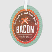 Namespeckfrühstück Weihnachtsverzierung Ornament (Vorderseite)