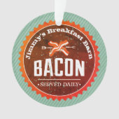 Namespeckfrühstück Weihnachtsverzierung Ornament (Vorderseite)