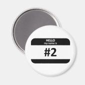 Nametag #2 magnet (Vorderseite/Rückseite)