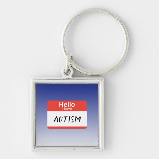 Nametag Autism Schlüsselanhänger (Vorne)