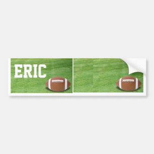 Nametag Football Eric und Blank Autoaufkleber