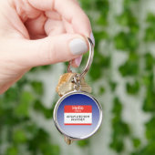 Nametag-Frequenzstörung Schlüsselanhänger (Hand)