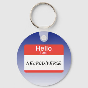 Nametag Neurodiverses Schlüsselanhänger