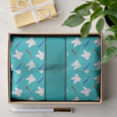 Nametürkisbürsten und Zahnmuster Seidenpapier (Geschenk)