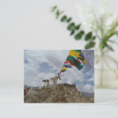 Namgyal Tsemo gompa, Leh, Ladakh, Indien Postkarte (Stehend Vorderseite)