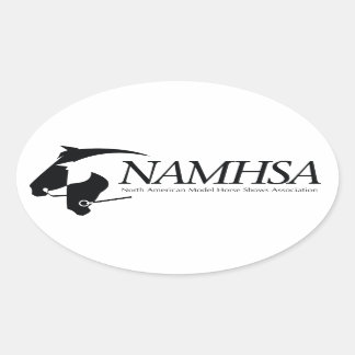 NAMHSA-Logo-Aufkleber Ovaler Aufkleber