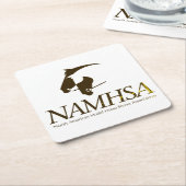 NAMHSA-Untersetzer Rechteckiger Pappuntersetzer (angewinkelt)