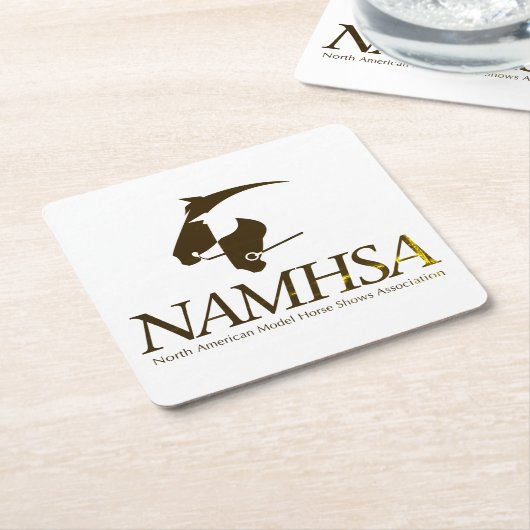 NAMHSA-Untersetzer Rechteckiger Pappuntersetzer (angewinkelt)