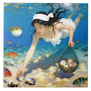 "Nami Eternal" - Ein Ozeanportrait Fliese