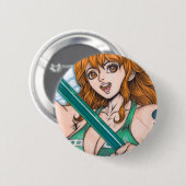 Nami ~ Katzen Einbrecherin Button (Vorne & Hinten)