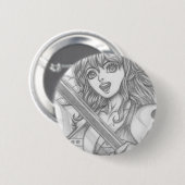 Nami ~ Katzen Einbrecherin Button (Vorne & Hinten)
