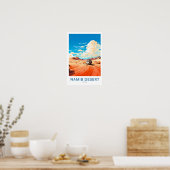 Namib Desert Africa Travel Poster (Küche)