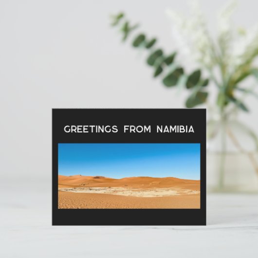 Namib Desert Postkarte (Stehend Vorderseite)