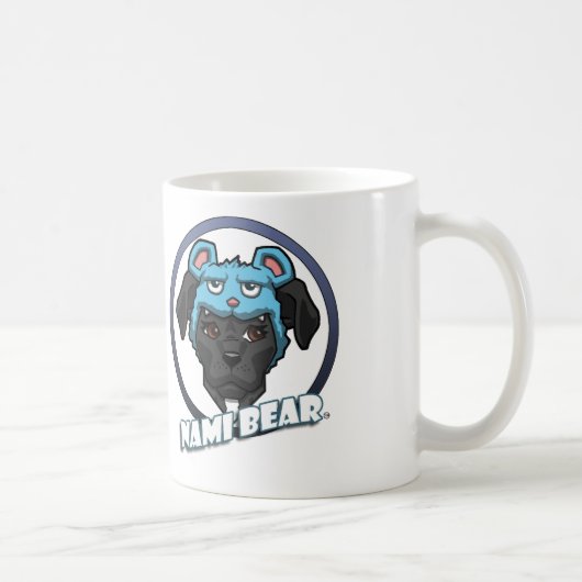NamiBear das Pitbull-Logo Kaffeetasse (Rechts)