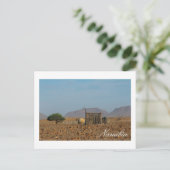 Namibia Africa Himba Settlement Structures Postkarte (Stehend Vorderseite)