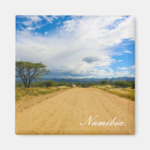 Namibia Africa Landscape Namibian Nature Bushveld Magnet