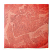 Namibia Africa Namibian Rock Art Malerei Fliese (Vorderseite)