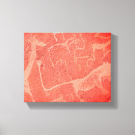 Namibia Africa Rock Art Malerei Leinwanddruck