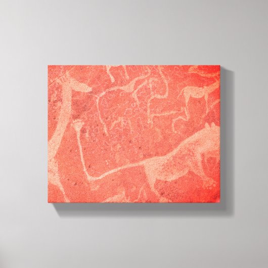 Namibia Africa Rock Art Malerei Leinwanddruck (Vorderseite)