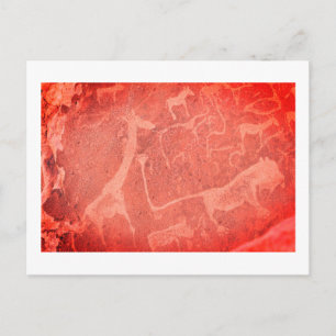 Namibia Africa Rock Art Malerei Postkarte