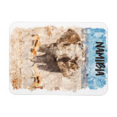 Namibia Africa Wildlife Safari Magnet (Horizontal)