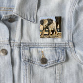 Namibia, Afrika: Baby African Elephant Button (Beispiel)