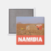 Namibia Afrika Landschaft Namibische Wüstennatur Magnet (Vorderseite/Rückseite)