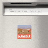 Namibia Afrika Landschaft Namibische Wüstennatur Magnet (In Situ (Geschirrspüler))