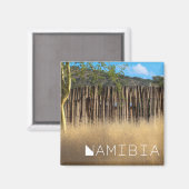 Namibia Afrika Namibia Landschaftsgras Magnet (Vorderseite/Rückseite)