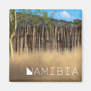 Namibia Afrika Namibia Landschaftsgras Magnet