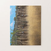 Namibia Afrika Namibia Landschaftsgras Puzzle (Vertikal)