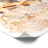 Namibia Afrika Wildlife Safari Poster (Ecke)