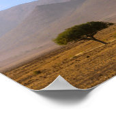Namibia Afrika Wüstenlandschaft Landschaft Natur Poster (Ecke)