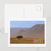 Namibia Afrika Wüstenlandschaft Landschaft Natur Postkarte (Vorne/Hinten)
