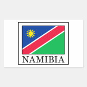 Namibia-Aufkleber Rechteckiger Aufkleber (Vorderseite)