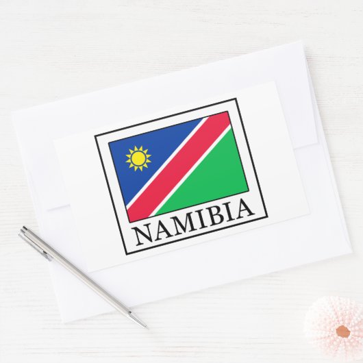 Namibia-Aufkleber Rechteckiger Aufkleber (Umschlag)