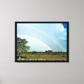 Namibia Doppelregenbogen Leinwanddruck (Vorderseite)