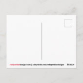 Namibia Double Rainbow Postkarte (Rückseite)