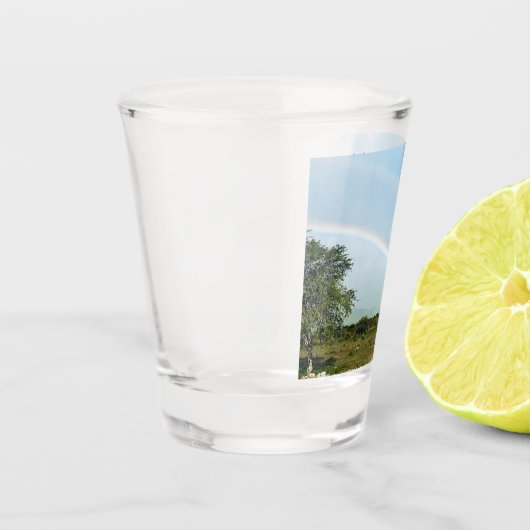 Namibia Double Rainbow Schnapsglas (Links)