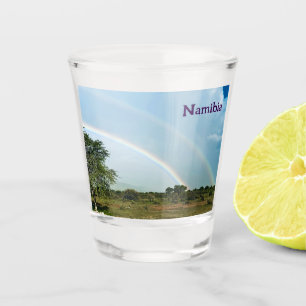 Namibia Double Rainbow Schnapsglas