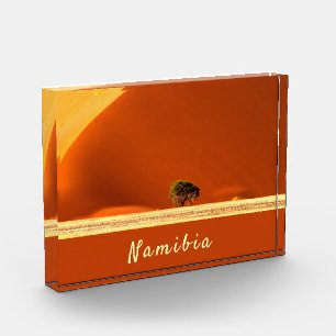 Namibia-Dunes aus Sossusvlei-Foto mit Text Fotoblock