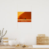 Namibia-Dunes aus Sossusvlei-Foto mit Text Poster (Küche)
