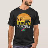 Namibia Elephant Safari Sunset T - Shirt (Vorderseite)