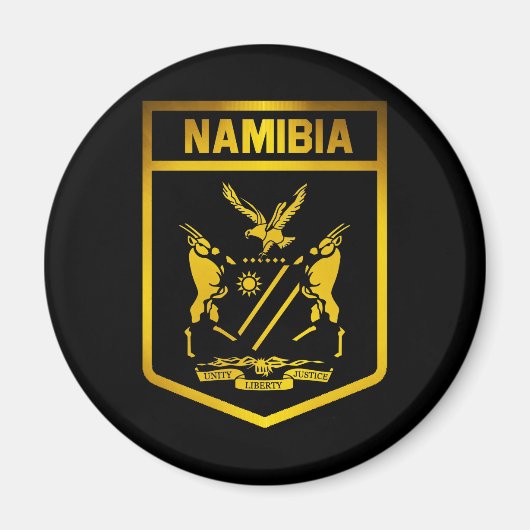 Namibia Emblem Magnet (Vorne)
