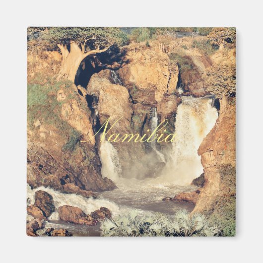 Namibia Epupa Falls Landschaft Naturmagnet Magnet (Vorne)