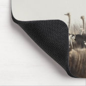 Namibia, Etosha National Park. Eine einsame Giraff Mousepad (Ecke)